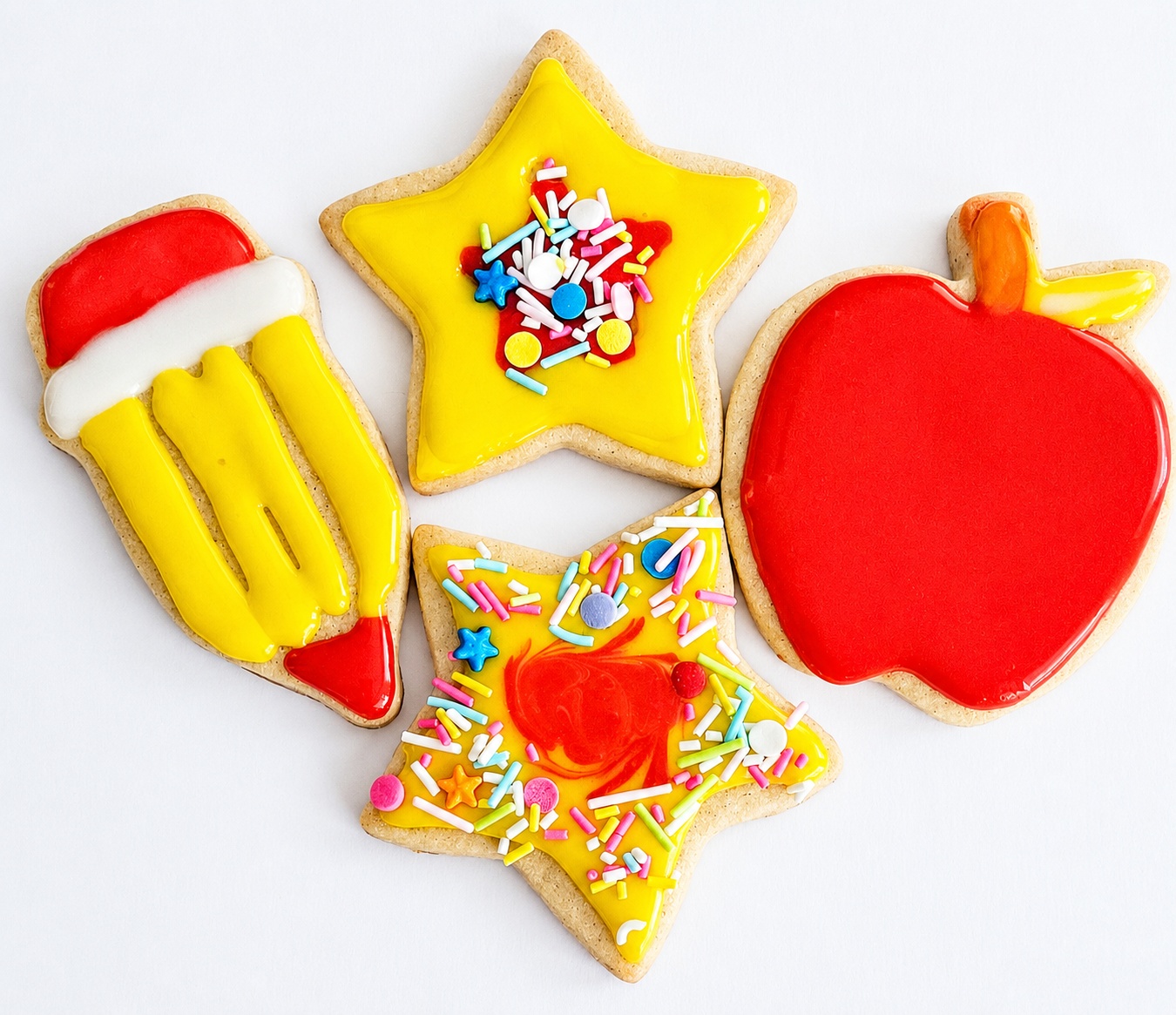Decorated cookies made with Journey's Little Creator Kit
